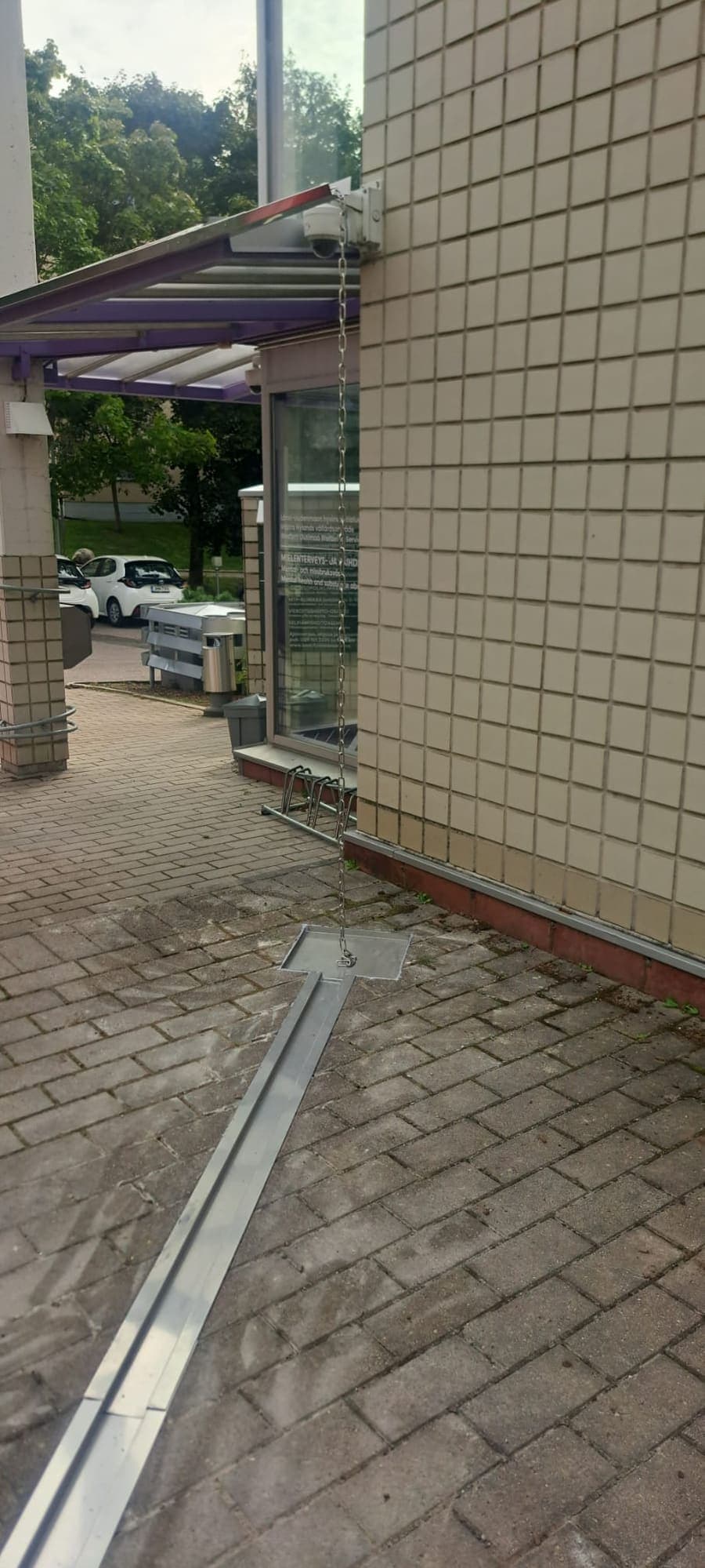 Referenssikohteen kuva — vedenohjaus kaivoon