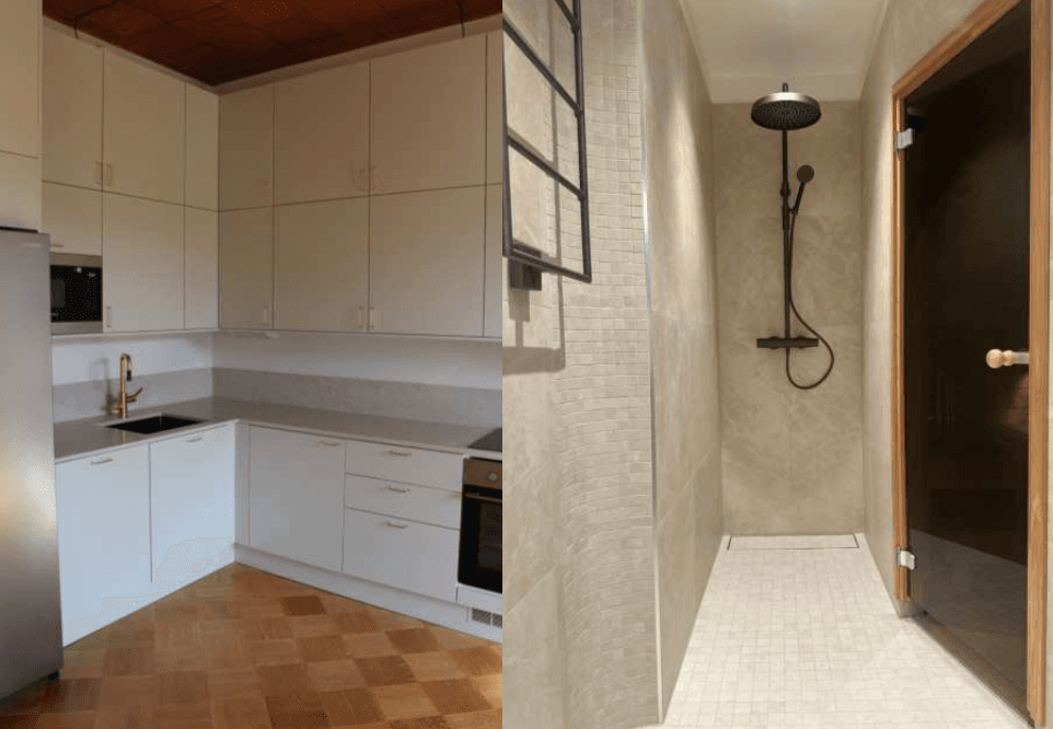 Arvohuoneiston täysremontti, n. 130 m²